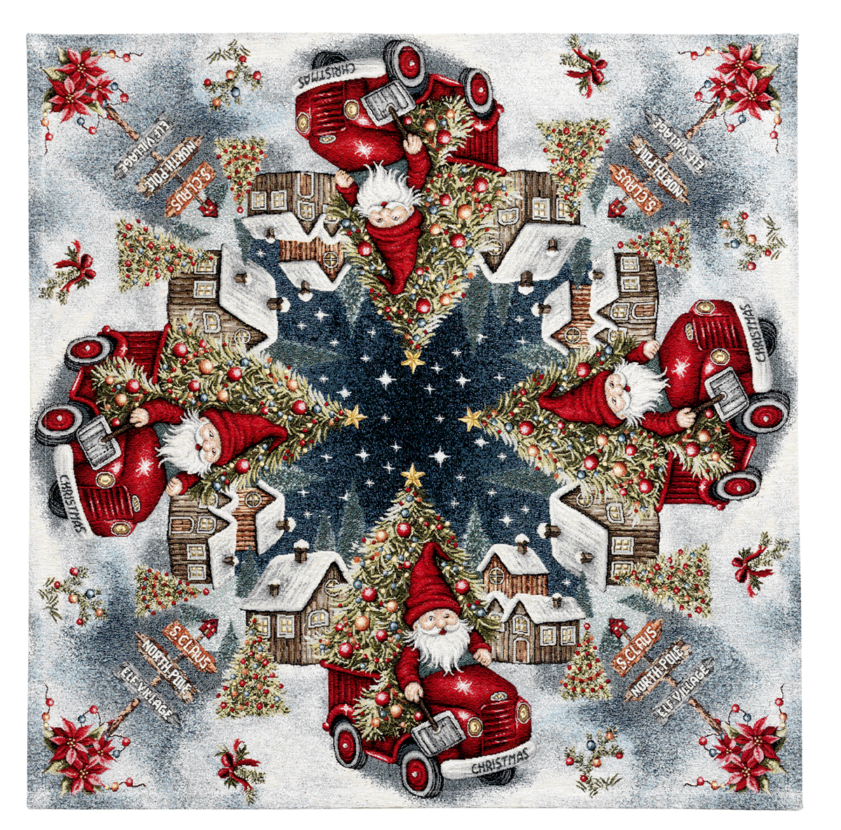 Gobelínový obrus na stôl 90x90 cm Chenille IT043